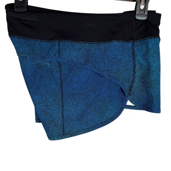 Lululemon Speed 3" Short in Blue and Black Women's Size 10 - Picture 7 of 11